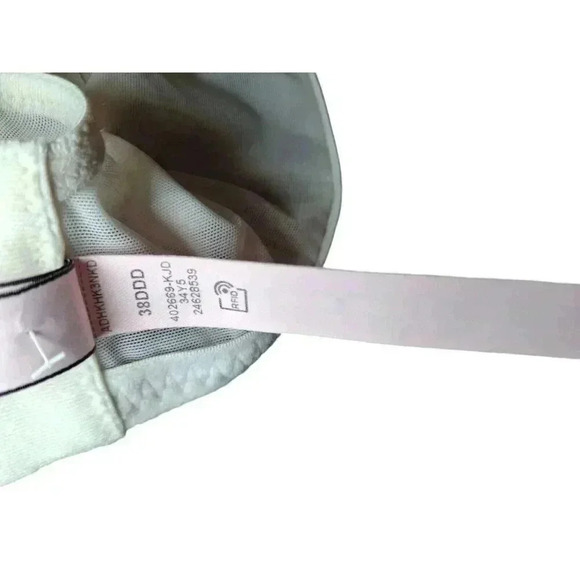 Victoria's Secret unlined 38DDD BRA white lace beaded embroider BRIDAL RARE - Picture 10 of 11